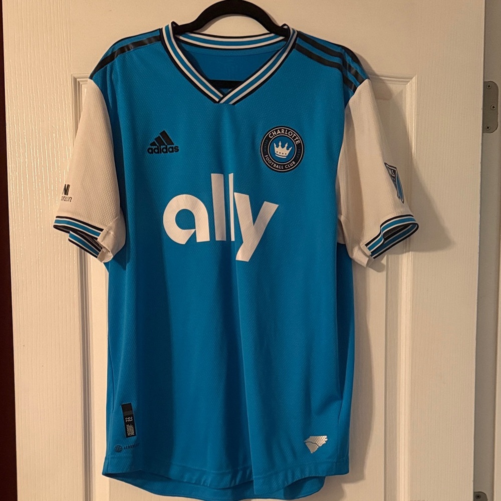 Adidas authentic Charlotte FC Soccer Jersey